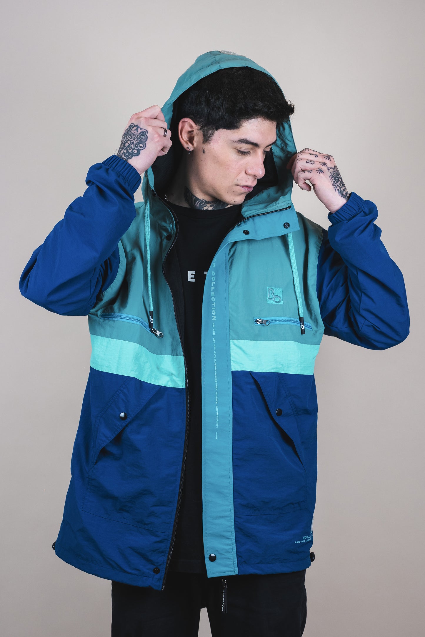 Windbreaker jacket - Archive Bo colors aniversary edition - AMS DISTRICT SEASON