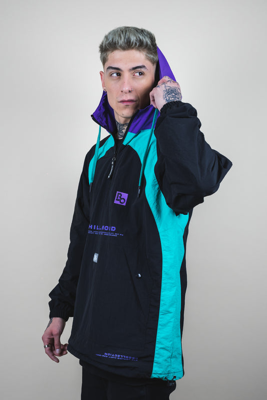 Windbreaker - Black Bo Secret spot aniversary edition - AMS DISTRICT SEASON