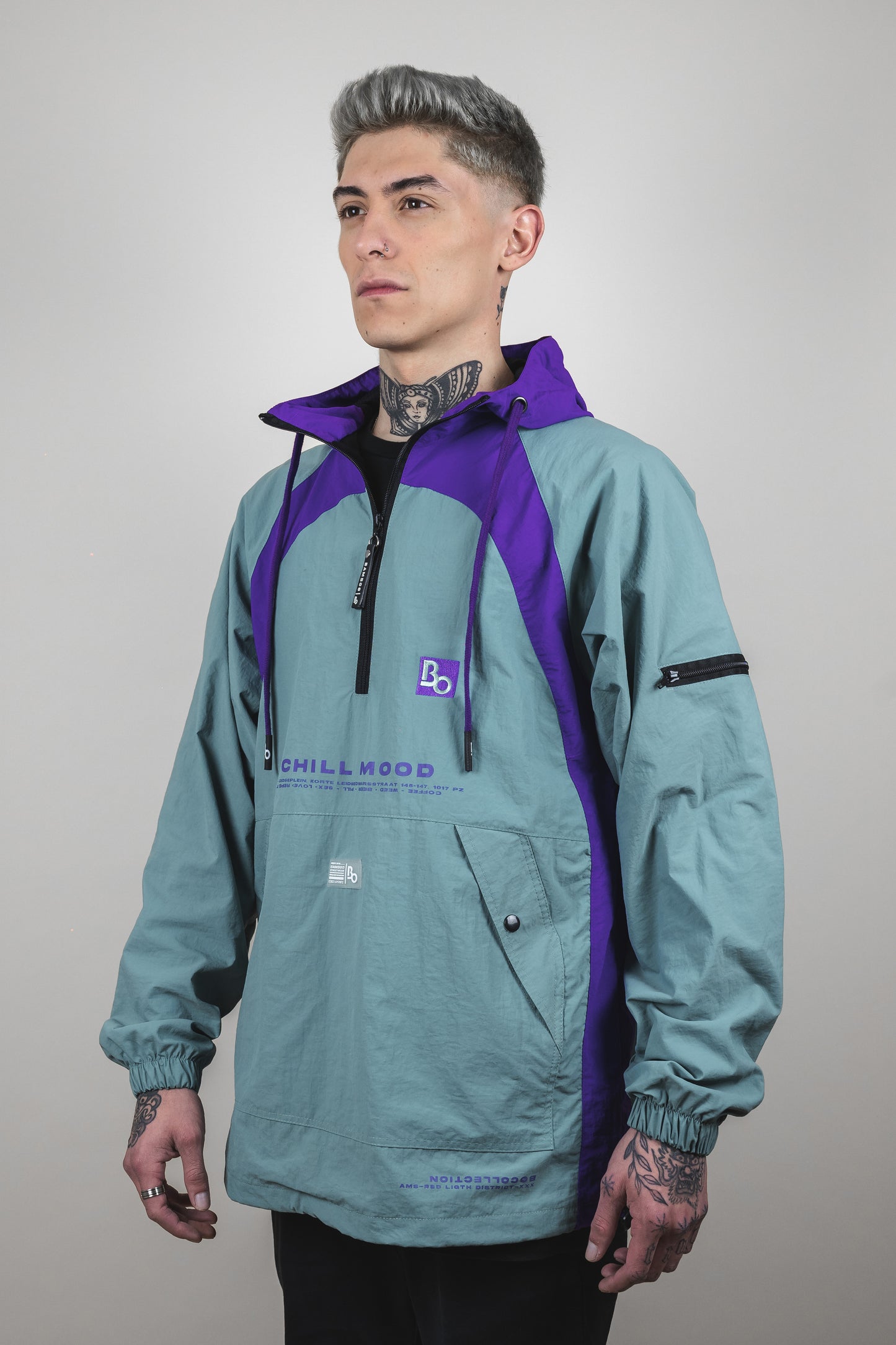 Windbreaker - Og colors Secret spot aniversary edition - AMS DISTRICT SEASON