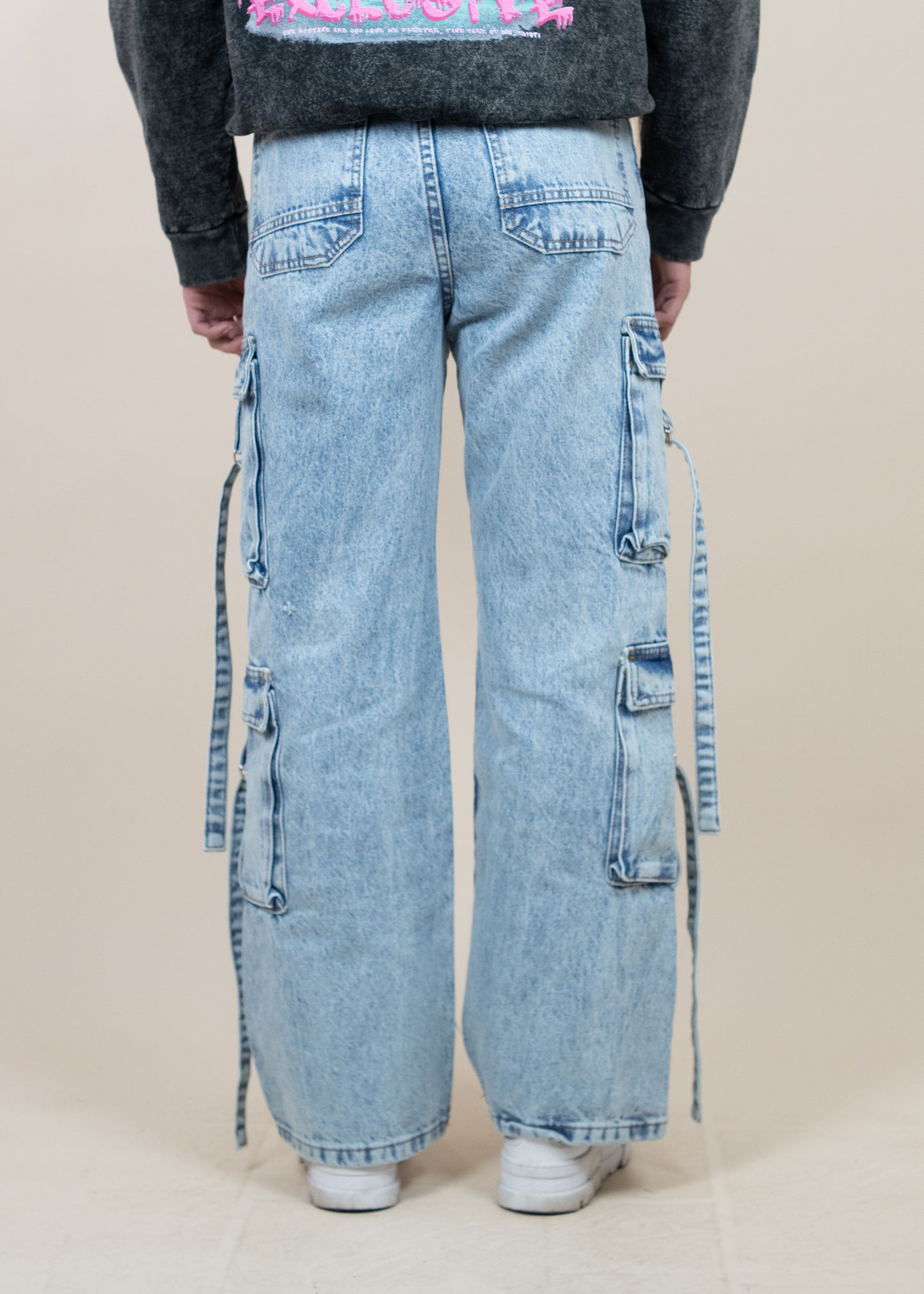 Cargo pants ice denim jeans - Luxury class edition