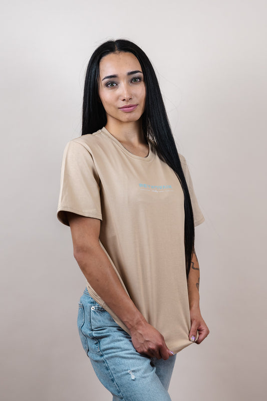 Polera beige bo summer aniversary edition - ICELAND SERIES