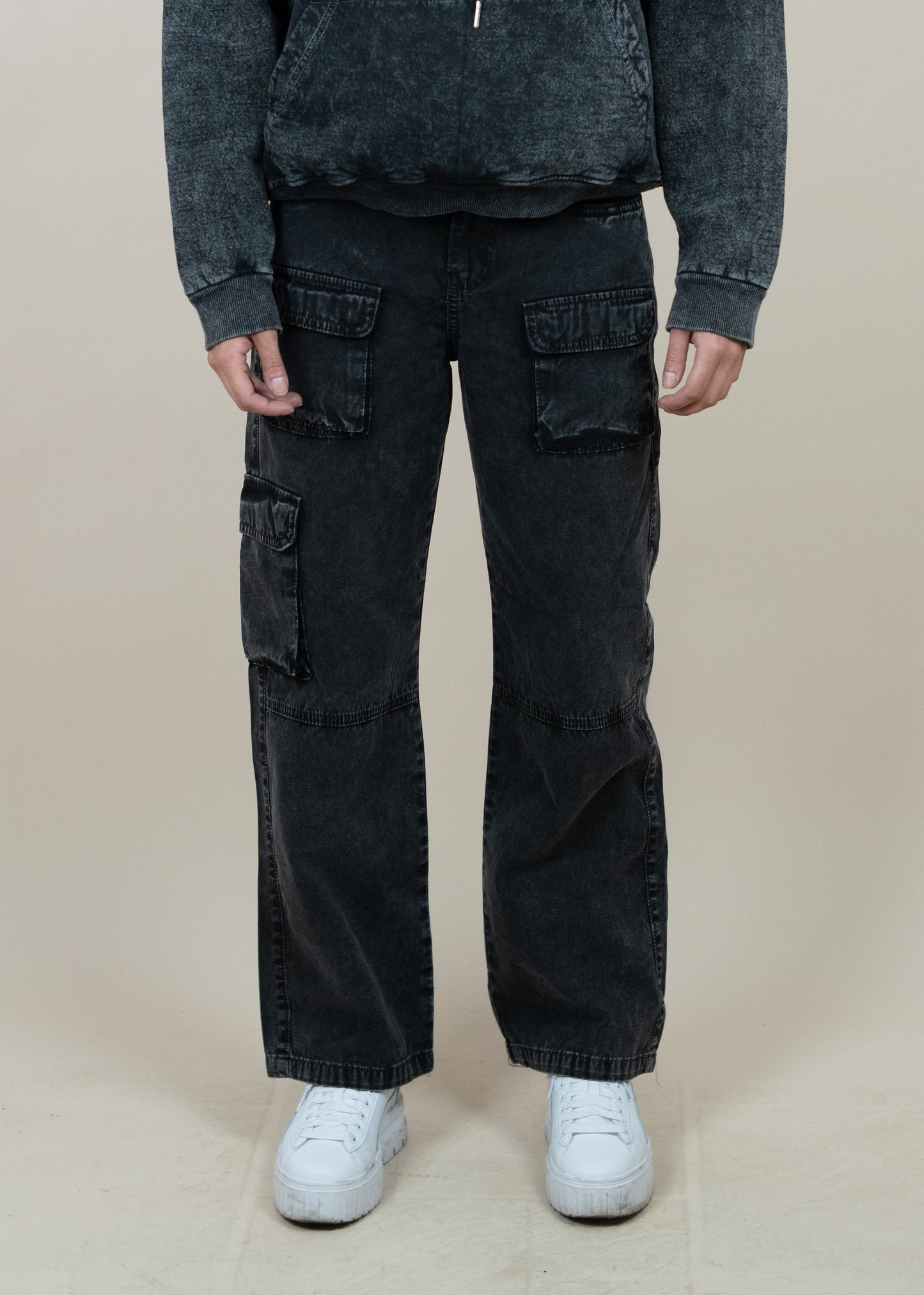 Cargo pants black strech jeans - Luxury class edition