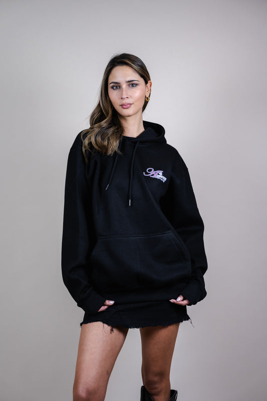 Hoodie Ambition girl pink oversize - Autumn series