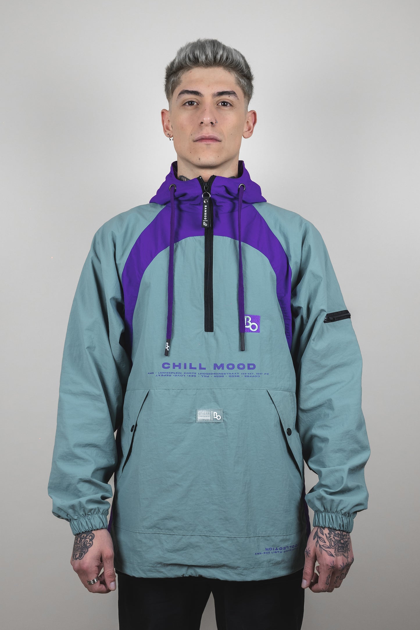 Windbreaker - Og colors Secret spot aniversary edition - AMS DISTRICT SEASON