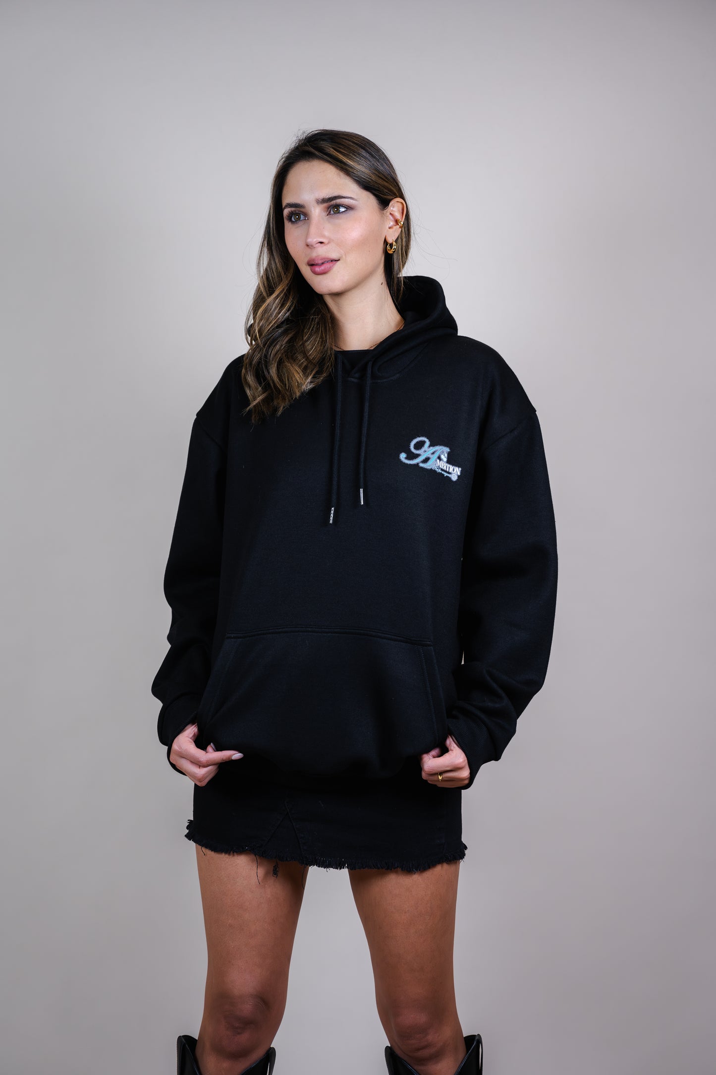 Hoodie Ambition girls sky oversize - Autumn series