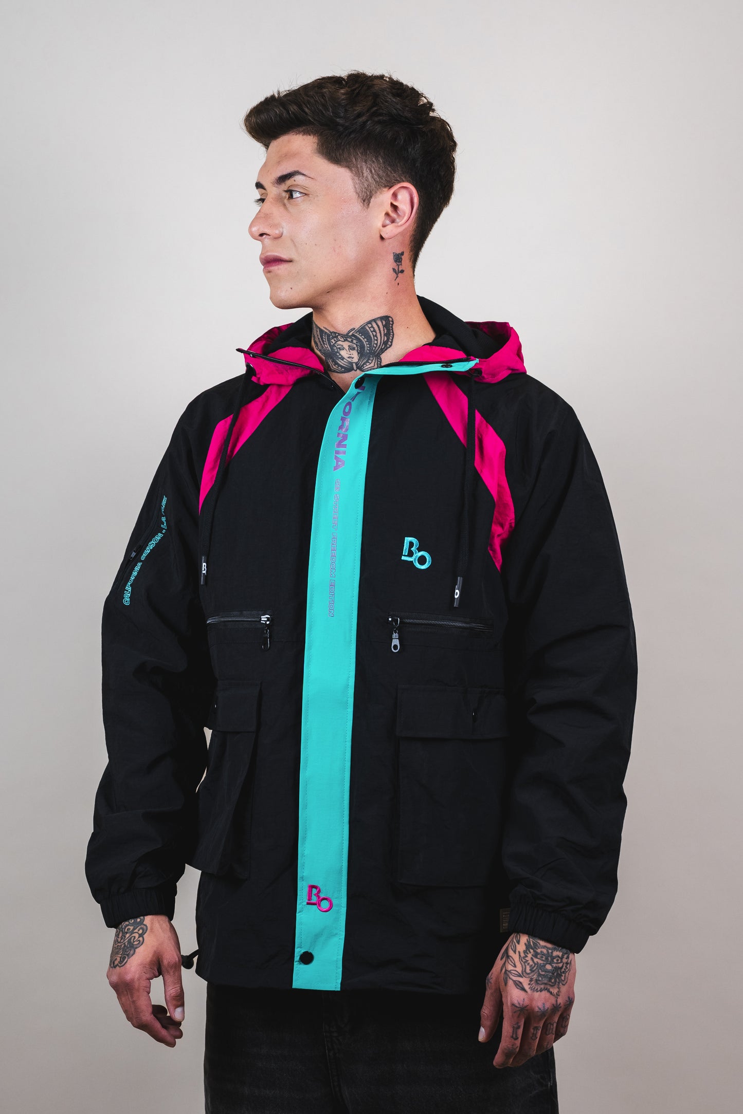 Windbreaker jacket - Bo Vintage sport series  - CALIFORNIA SERIES