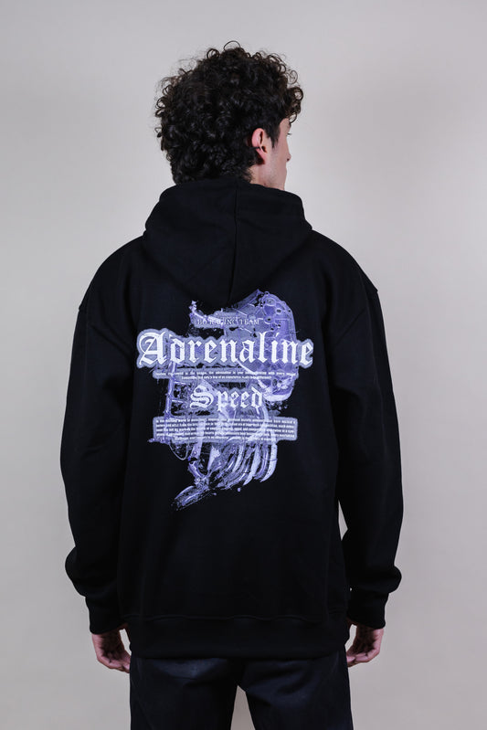 Hoodie adrenaline & speed - Bo racing team collection