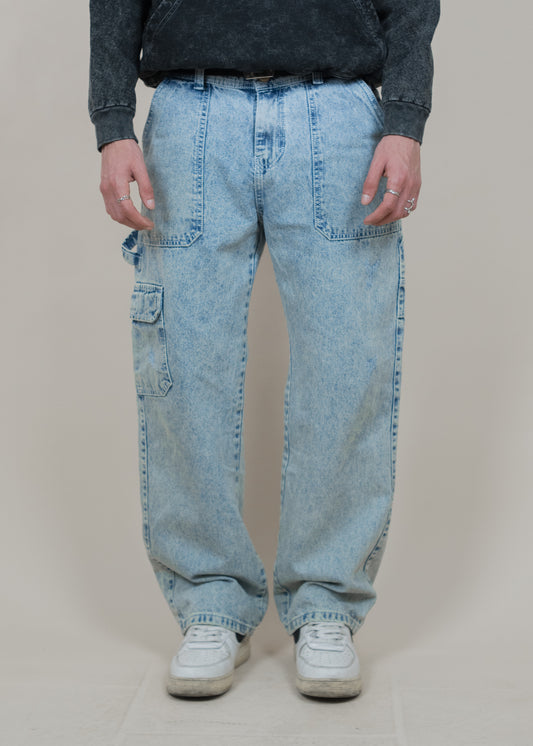 Carpenter cargo ice jeans denim wide leg - Luxury class edition