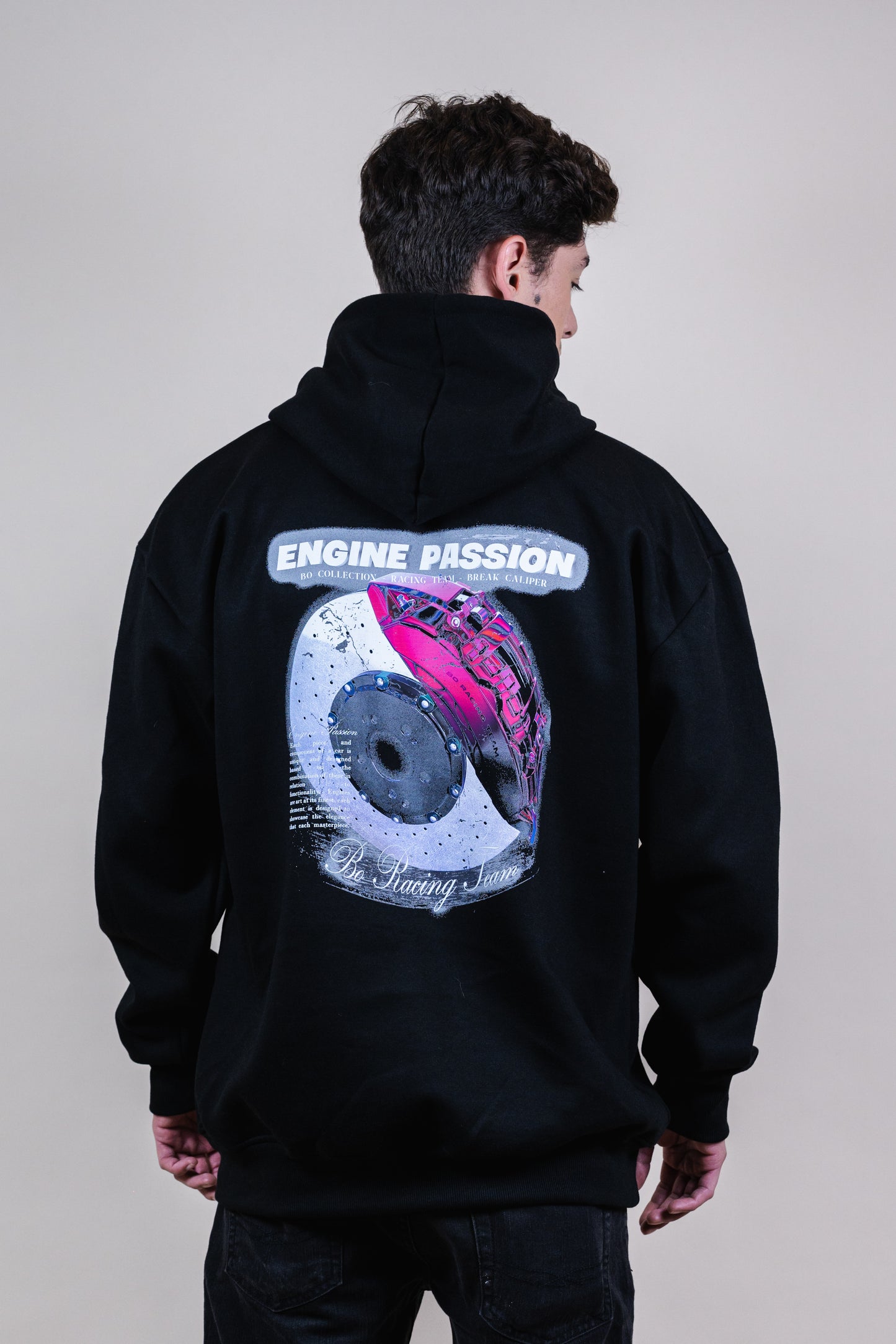 Hoodie engine passion - Bo racing team collection