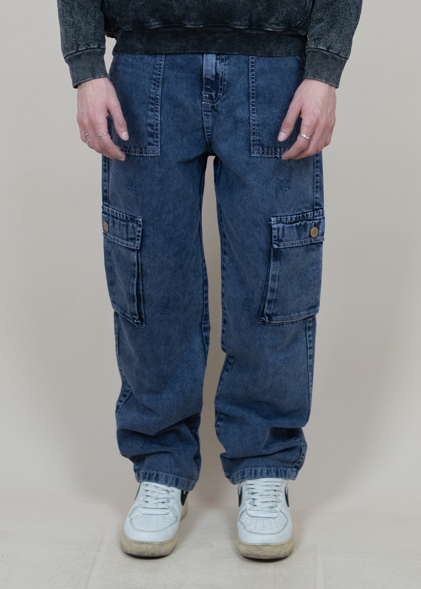 Cargo blue jeans denim - Luxury class edition