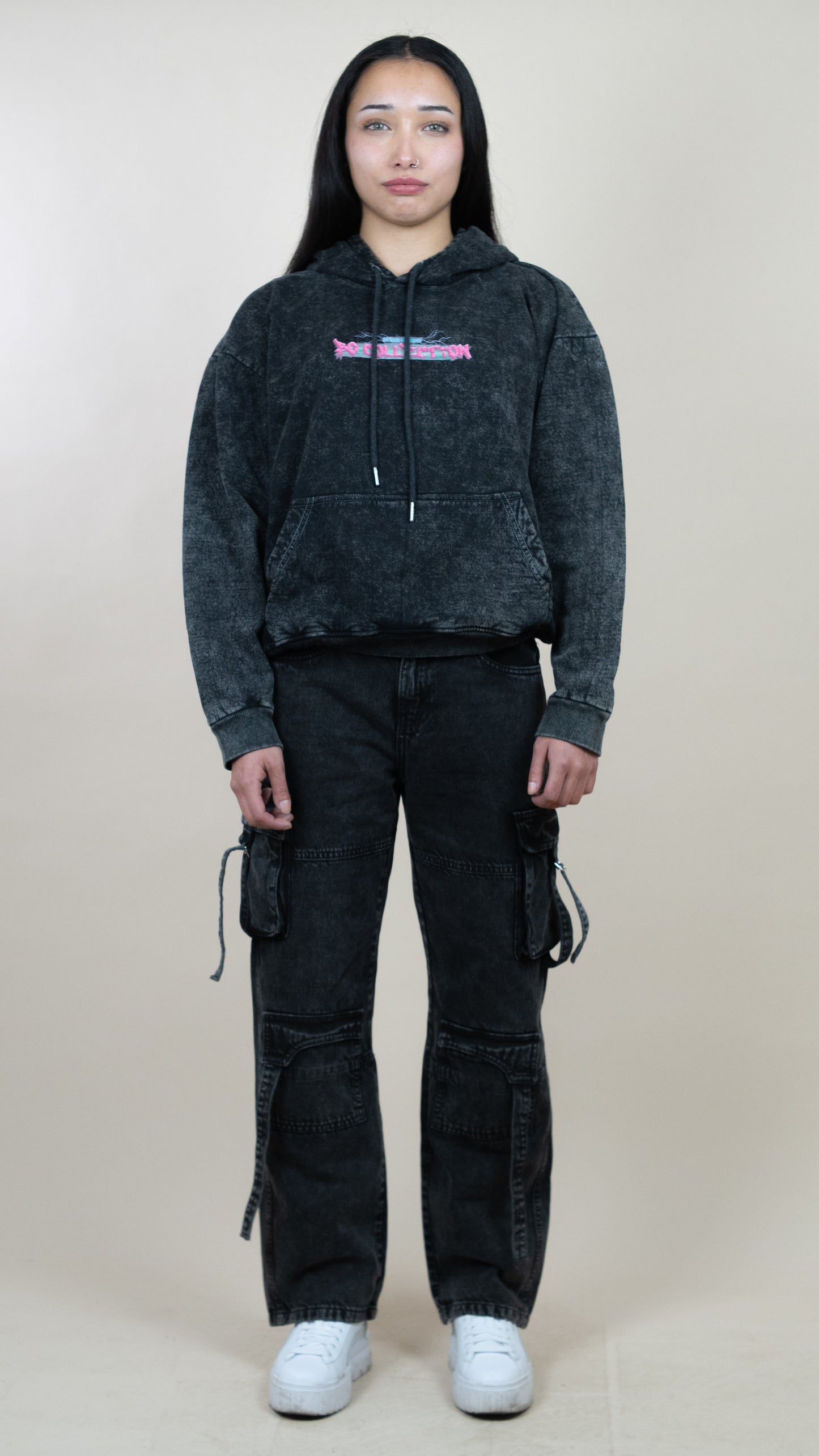 Cargo pants black denim jeans - Luxury class edition