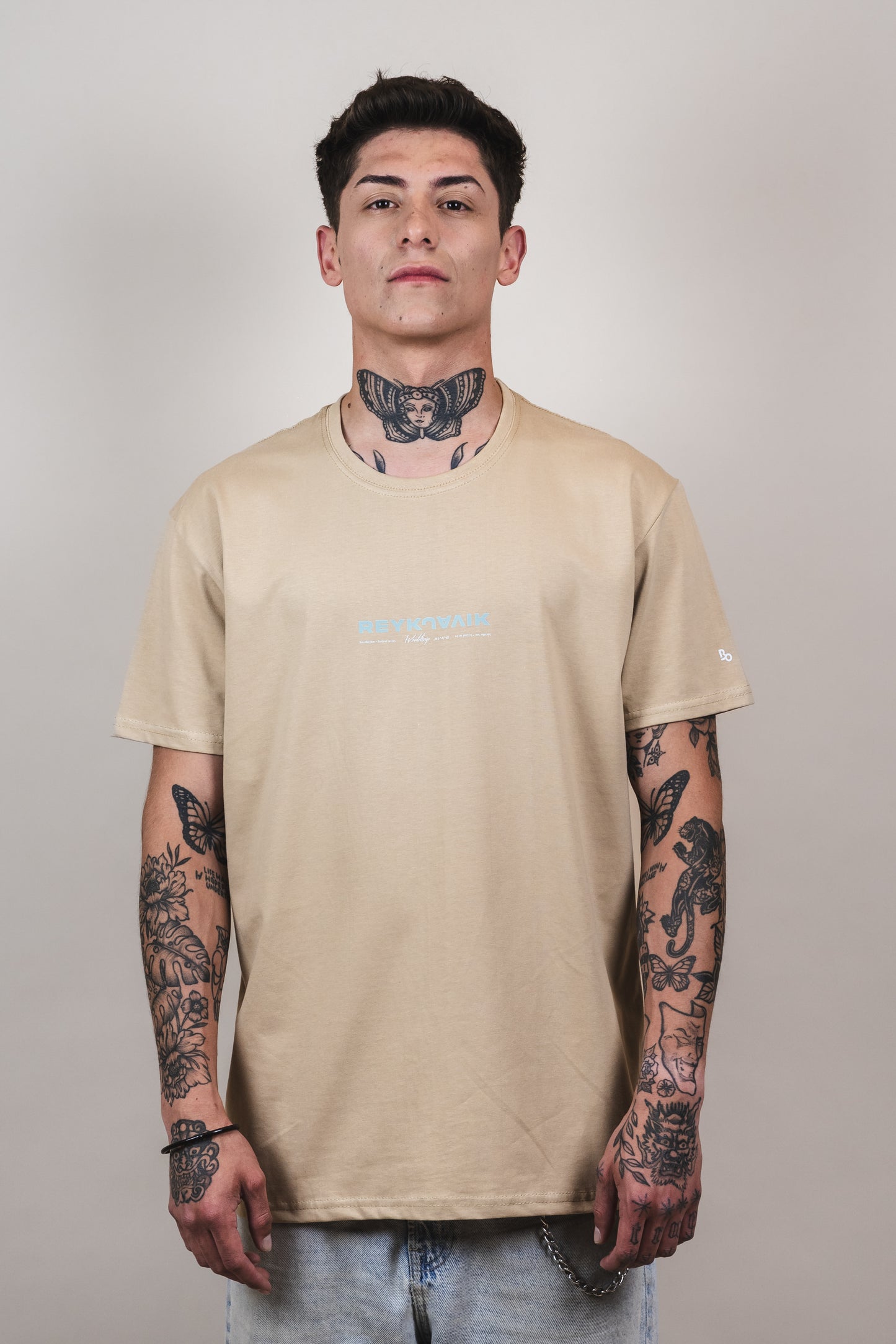 T-shirt - Reykjavik Beige Bo collection - ICELAND SERIES