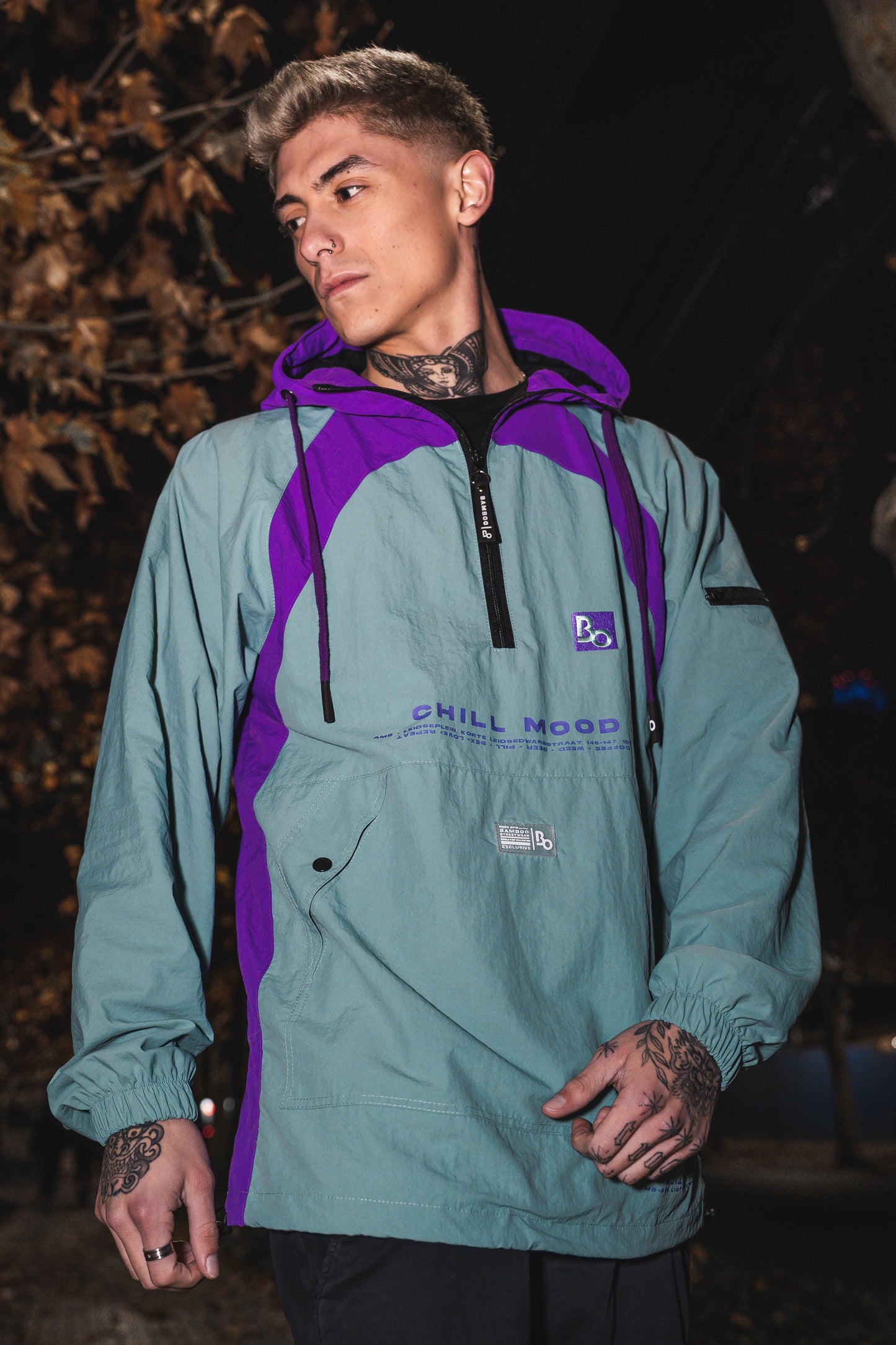 Windbreaker - Og colors Secret spot aniversary edition - AMS DISTRICT SEASON