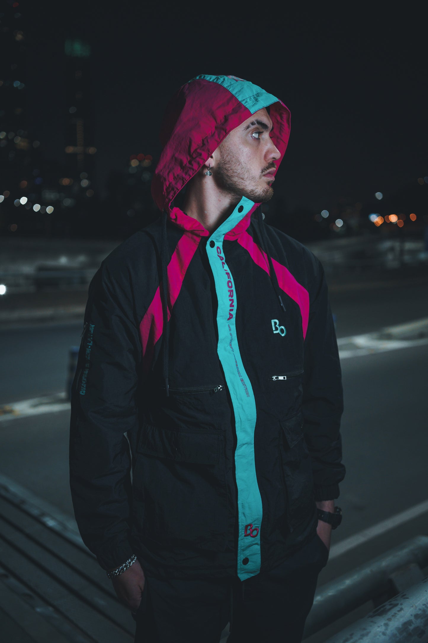 Windbreaker jacket - Bo Vintage sport series  - CALIFORNIA SERIES