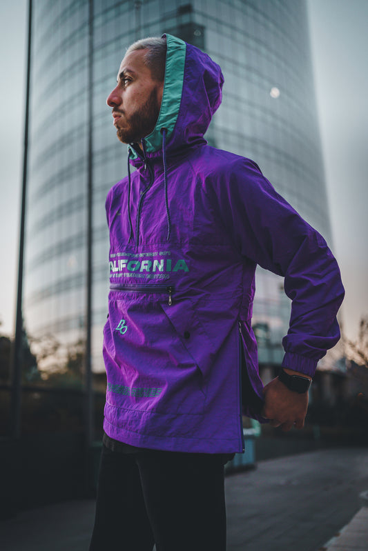 Windbreaker - Purple Bo sportwear - CALIFORNIA SERIES