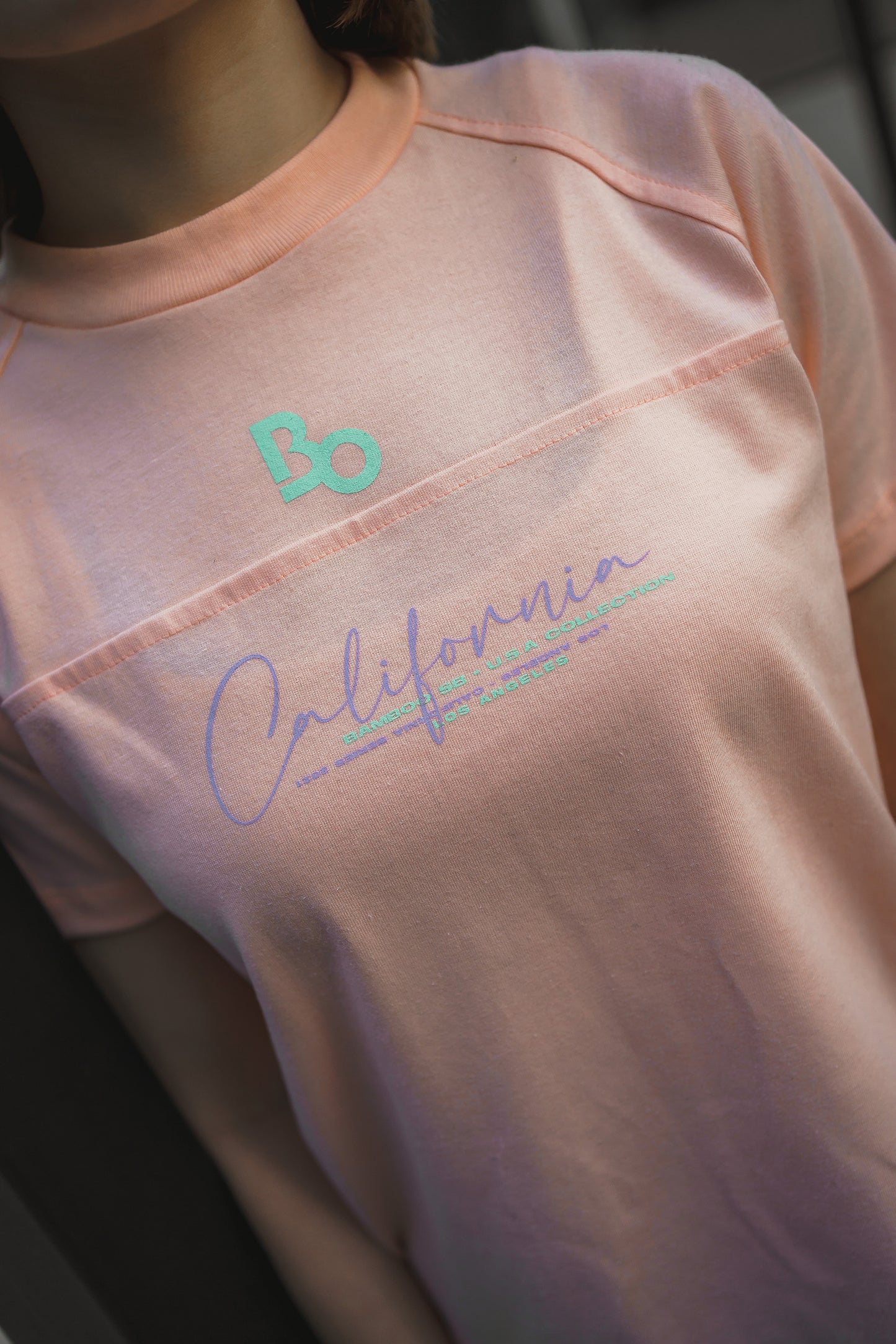 Polera cream California L.A  - CALIFORNIA SERIES